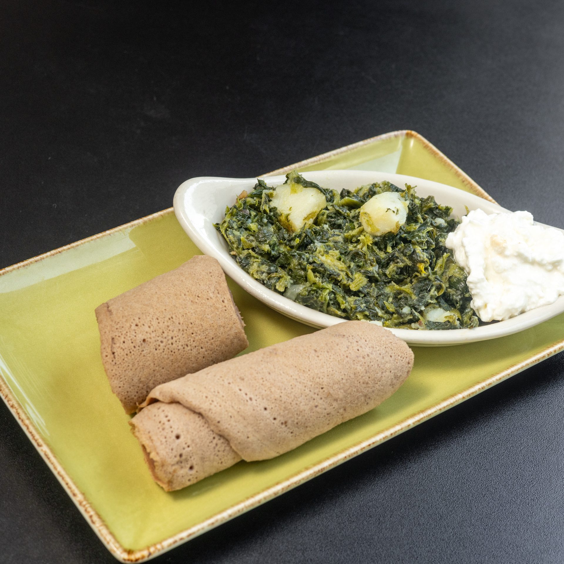 Start with the Injera