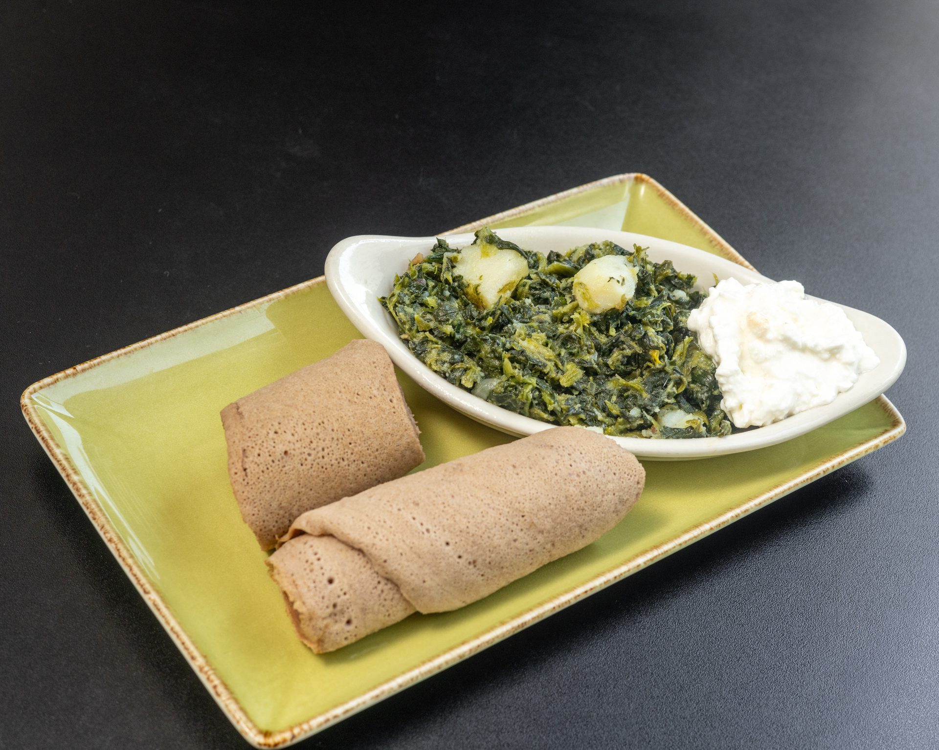 Start with the Injera